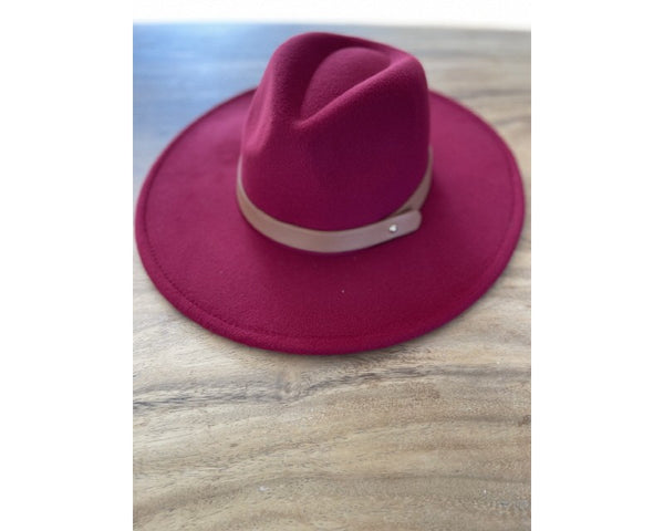 QN3173B-WIDE BRIM DANDY PANAMA HAT WITH FAUX BELT